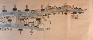 利根川川筋絵図面　八町河岸の画像